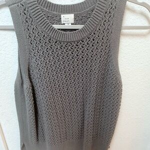 a new day Textured Gray Tank Top
